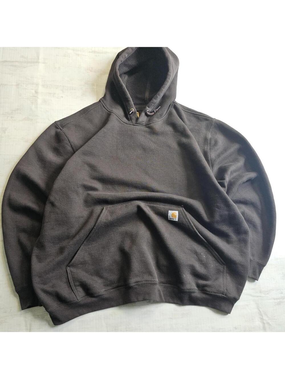 Title: Brown distressed carharrt hoodie